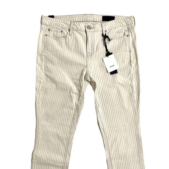NEW VINCE women's riley skinny jeans in white - Picture 3 of 5
